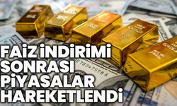 Faiz indirimi sonrası piyasalar hareketlendi: Altın, döviz ve borsadan ilk tepkiler