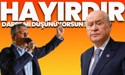 Bahçeli’den Özel’e sert yanıt: “Hayırdır, darbe mi düşünüyorsun?”
