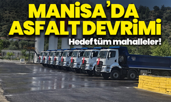 Manisa’da asfalt devrimi: Hedef tüm mahalleler!