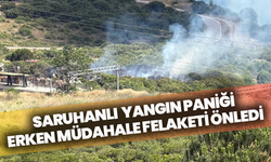 Saruhanlı’da yangın paniği! Yollar kapatıldı