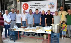 Manisa’da Afyonkarahisarlılardan 700 kişilik aşure hayrı