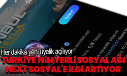Türkiye’nin yerli sosyal ağı NEXT Sosyal’e ilgi artıyor: Her dakika yeni üyelik açılıyor