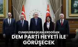 Cumhurbaşkanı Erdoğan DEM Partiyle görüşecek