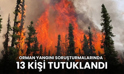 Orman yangınlarında son gelişme: 13 kişi tutuklandı