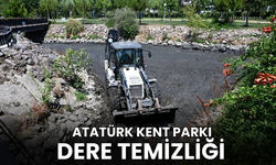 MASKİ'den Atatürk Kent Parkı Dere Temizlik Çalışması