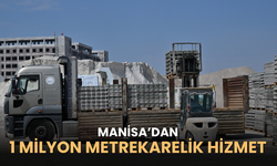 Manisa’dan 1 milyon metrekarelik hizmet