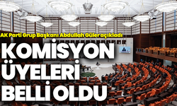 AK Parti, komisyon üyelerini açıkladı