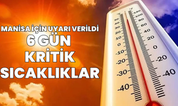 Manisa’da Meteorolojik uyarı verildi: 6 gün tehlikeli havalar var!