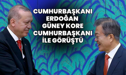 Cumhurbaşkanı Erdoğan Güney Kore Cumhurbaşkanı ile görüştü