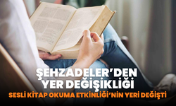 Sesli Kitap Okuma Etkinliği’nin yeri değişti!
