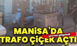 Manisa’da trafo çiçek açtı ama çevresi gölgeledi