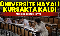 Manisa’da da tablo aynı: Üniversite hayali kursakta kaldı