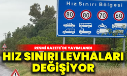 Hız sınırı levhaları değişiyor: Resmi Gazete’de yayımlandı