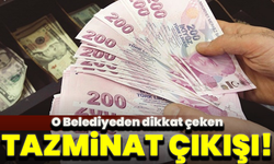 O Belediyeden dikkat çeken tazminat çıkışı!