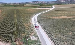 Saruhanlı'nın hayatını değiştiren yol tamamlandı