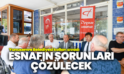 Yunusemre Belediyesi kolları sıvadı: Esnafların sorunları çözülecek!