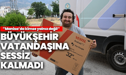 Büyükşehir vatandaşına sessiz kalmadı: “Manisa’da kimse yalnız değil”
