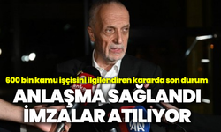 Kamu toplu sözleşmesinde anlaşma sağlandı: İmzalar atılıyor!