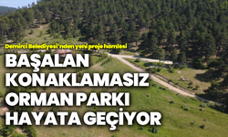 Demirci’de “Başalan Konaklamasız Orman Parkı” projesi hayata geçiriliyor