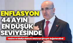 Mehmet Şimşek: “Enflasyon 44 ayın en düşük seviyesinde”