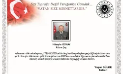 Uzman Çavuş Hüseyin Günay şehit oldu