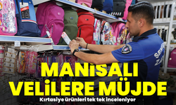 Manisalı velilere müjde :Kırtasiye ürünleri tek tek inceleniyor