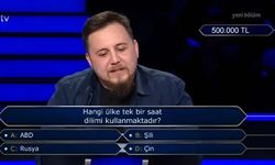 500 bin TL’lik Milyoner sorusu açıldı: İşte doğru yanıt