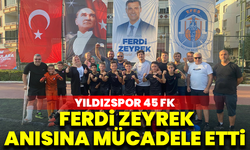 Yıldızspor 45 FK Ferdi Zeyrek turnuvasında 4. sırayı aldı