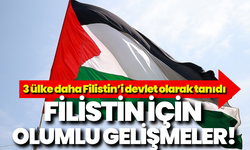 Filistin için olumlu gelişmeler devam ediyor: 3 ülke daha tanıdı