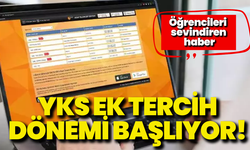 Öğrencileri sevindiren haber: YKS ek tercih dönemi başlıyor!