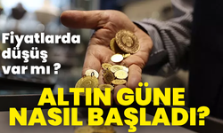 Altın fiyatları yeni haftaya yükselişle başladı