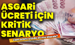 Asgari ücreti için kritik senaryo: Zam oranı yüzde 30 mu olacak?
