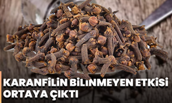 Karanfilin bilinmeyen etkisi ortaya çıktı
