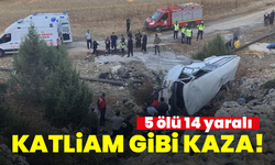 Katliam gibi kaza! 5 ölü, 14 yaralı