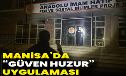 Manisa’da “Güven Huzur” uygulaması: 7 aranan şahıs yakalandı, 795 bin lira ceza kesildi