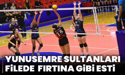 Yunusemre sultanları filede  fırtına gibi esti