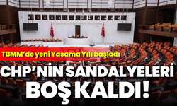 TBMM’de yeni Yasama Yılı başladı: CHP’nin sandalyeleri boş kaldı!