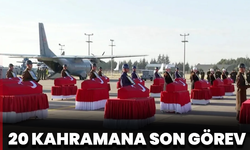 20 kahramana son görev: Ankara’da hüzünlü tören