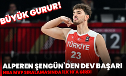 Alperen Şengün, NBA MVP sıralamasında ilk 10’a girdi