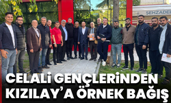 Celali gençlerinden Kızılay’a örnek bağış