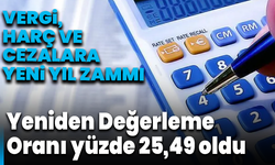 Vergi, harç ve cezalara yeni yıl zammı: Yeniden Değerleme Oranı yüzde 25,49 oldu