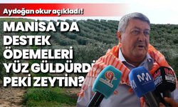 Manisa'da destek ödemeleri yüz güldürdü, peki zeytin: Aydoğan Okur açıkladı!