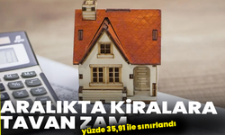 Aralıkta kiralara tavan zam: yüzde 35,91 ile sınırlandı