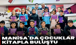 Manisa’da çocuklar kitapla buluştu