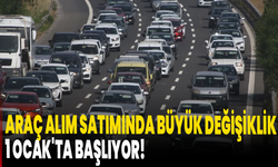 Araç Alım Satımında Büyük Değişiklik: 1 Ocak'ta Başlıyor!