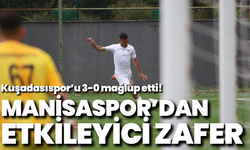 Manisaspor'dan etkileyici zafer: Kuşadasıspor'u 3-0 mağlup etti