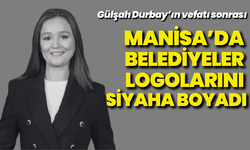 Manisa'da Belediyeler Logolarını Siyaha Boyadı