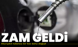 Zam geldi: Akaryakıt tabelası bir kez daha değişti