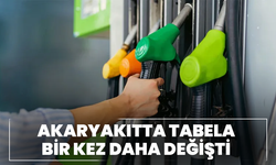 Akaryakıtta tabela bir kez daha değişti