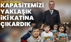 Semih Balaban :‘’Kapasitemizi yaklaşık iki katına çıkardık’’